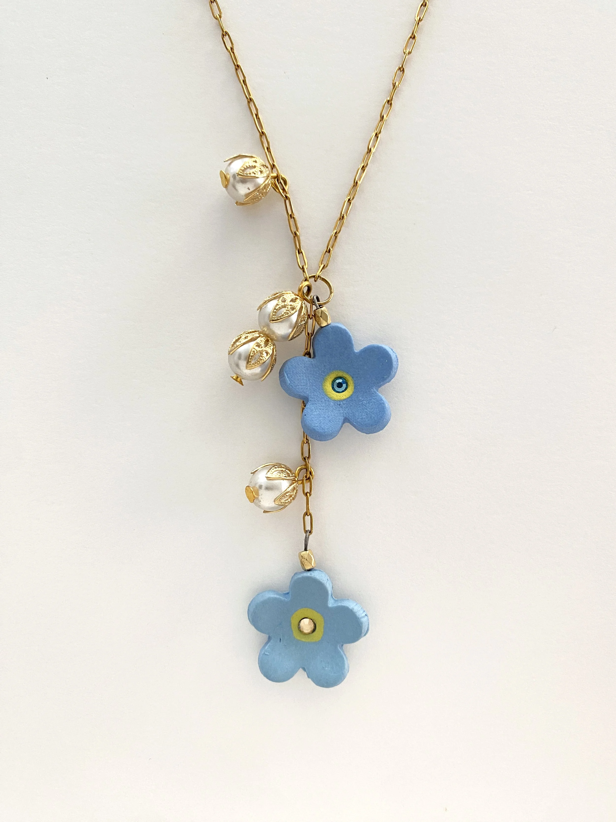 Forget-Me-Not Dew Drop Necklace