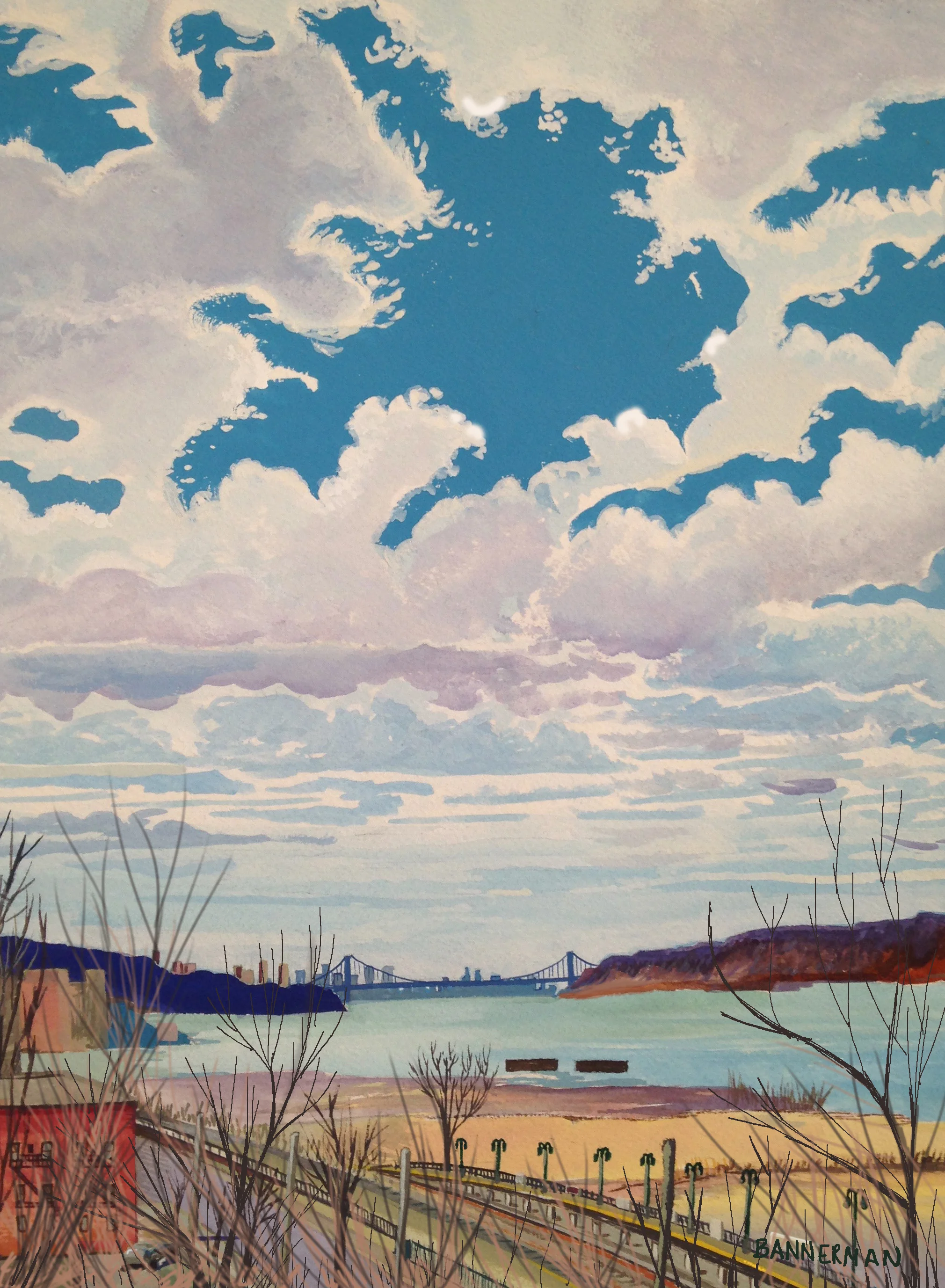 "View from Library Park"