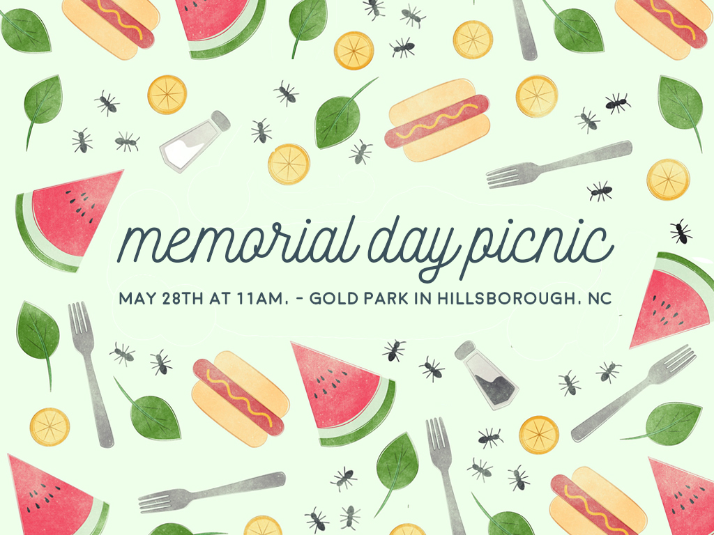 Memorial Day Picnic May 28th