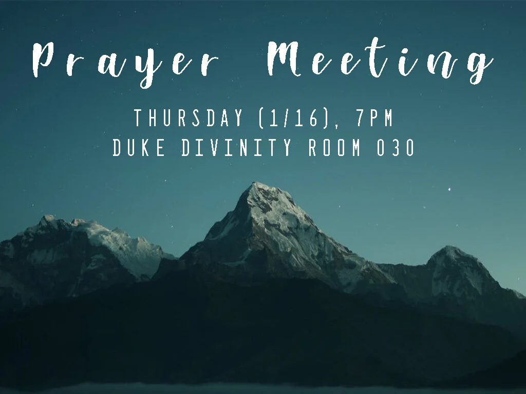 Thursday Prayer Meeting