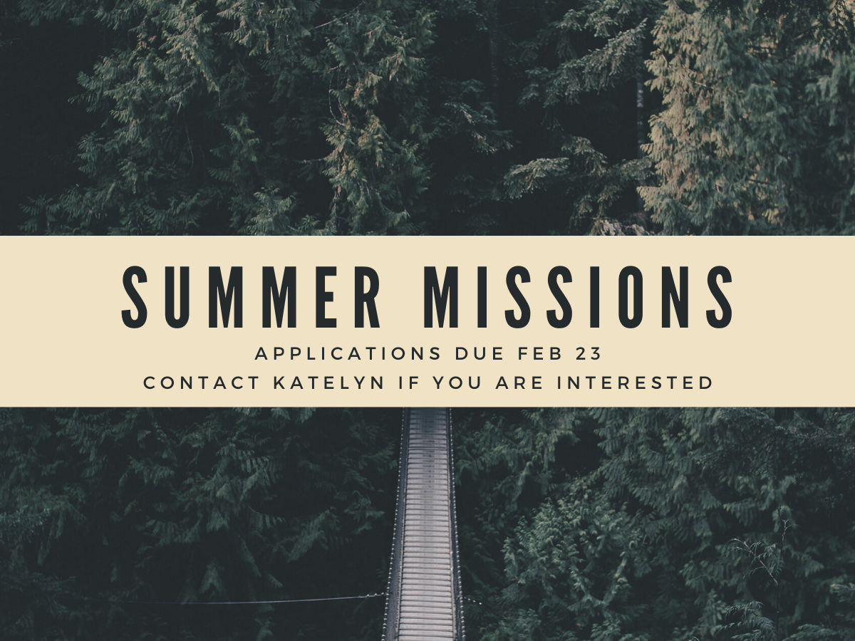 Summer Missions