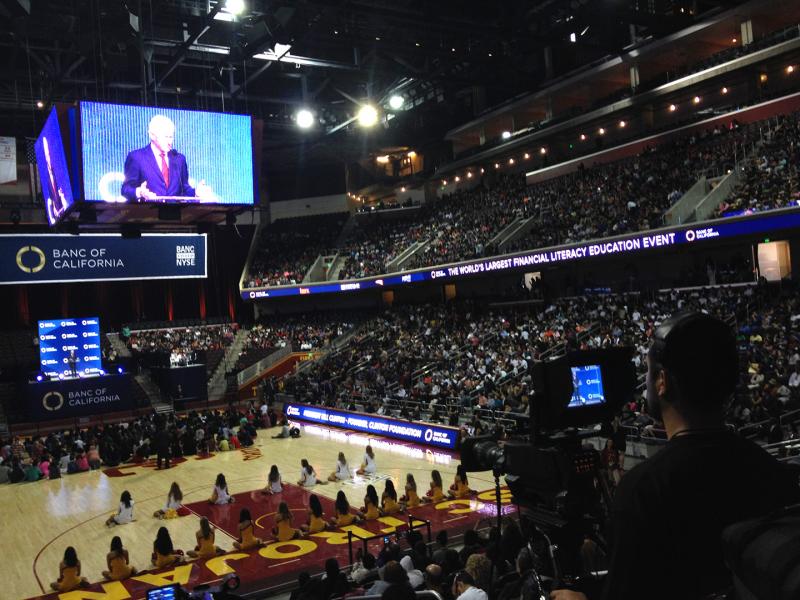 Bill Clinton Sells At-Risk Kids On Financial Literacy