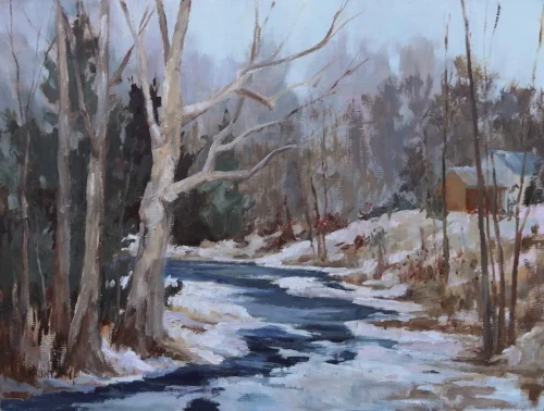 Pictured above: Beverly Bruntz - “Winter Blues”