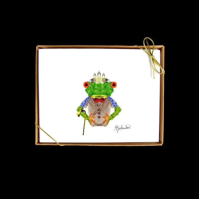 glen_johnston_botanimals_notecards_frog_outfit_1.JPG