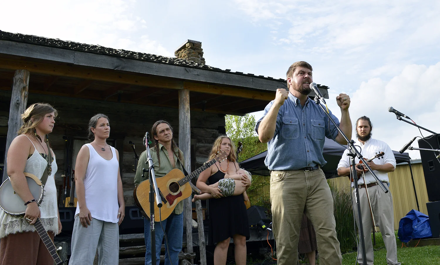Bob Martin as Ezell in Where’s That Power Gonna Come From? (photo by Erica Chambers)