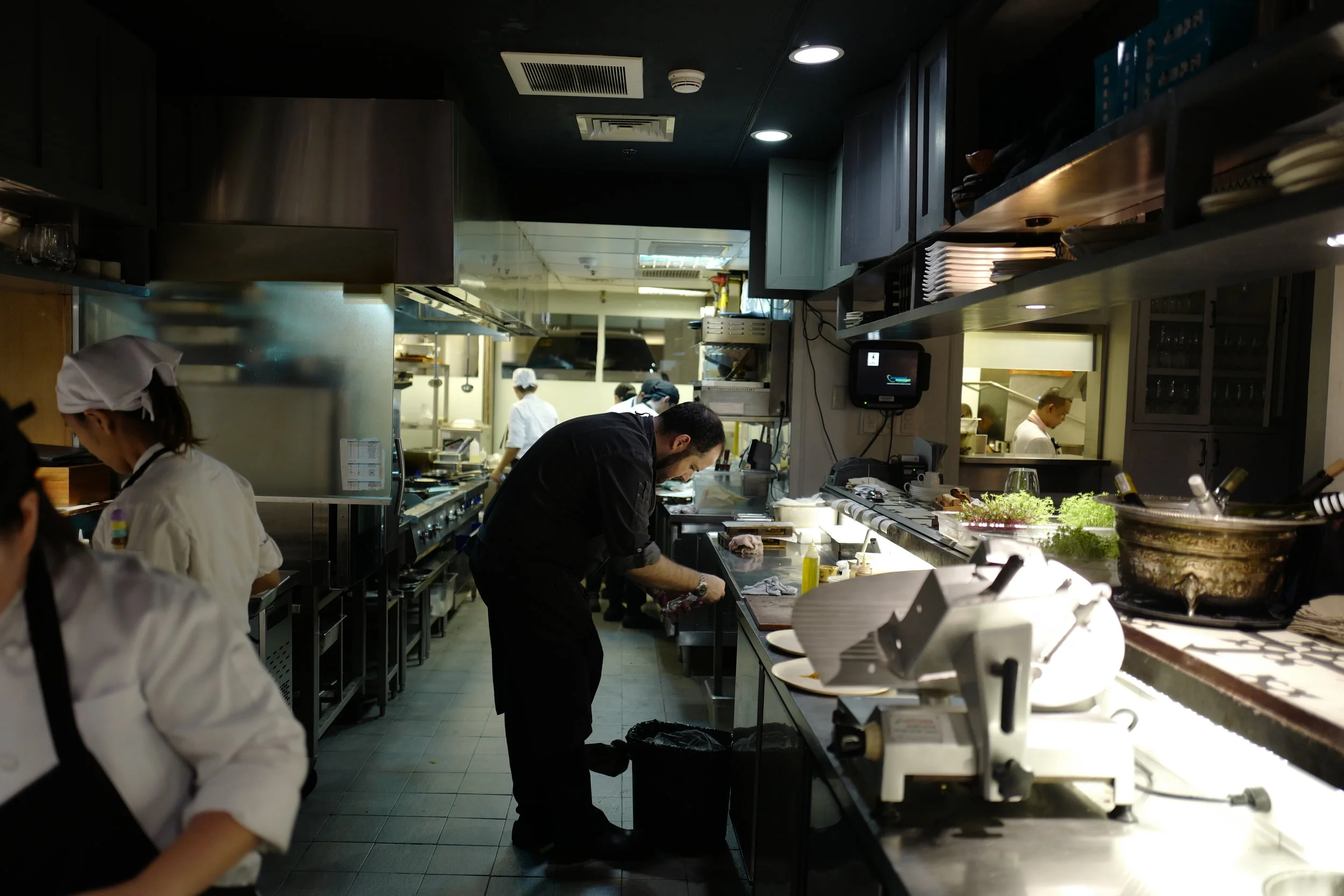  The head chef at Rambla, makin' magic. 