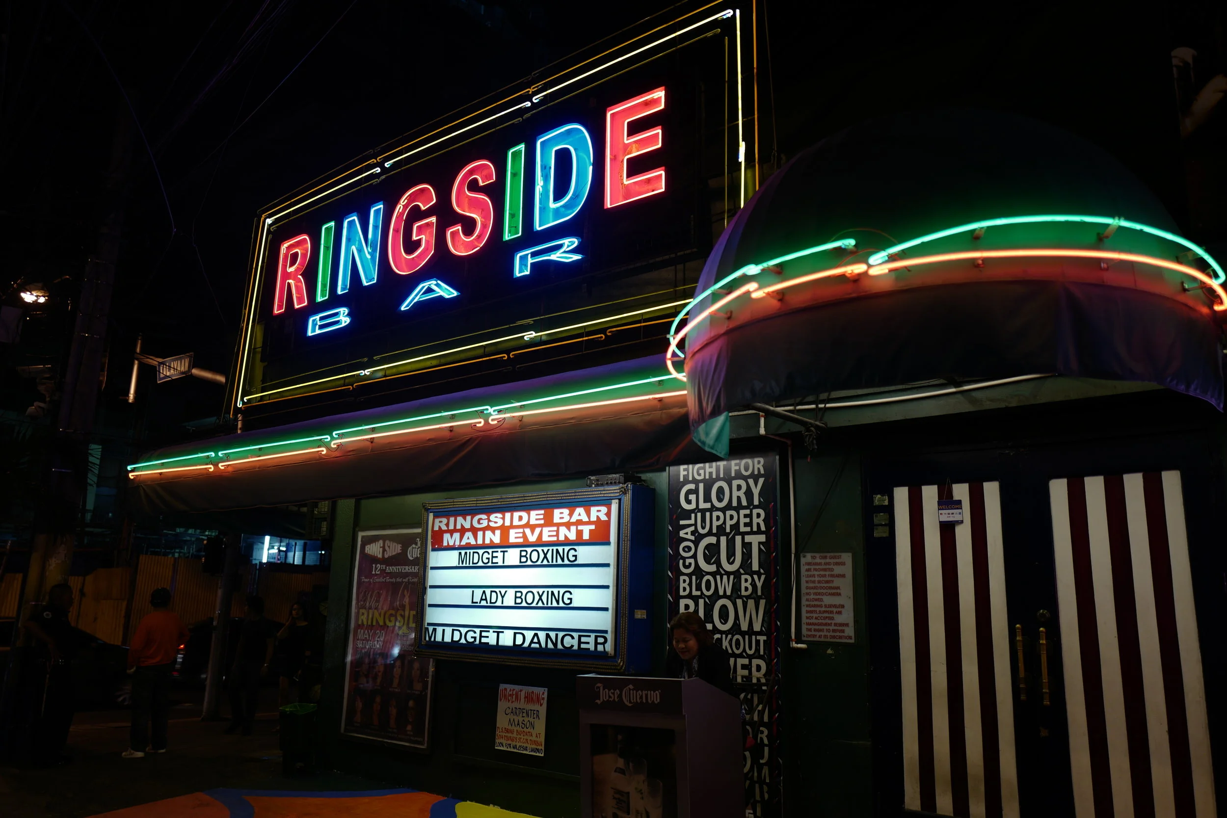  A midget boxing bar! Yes, this is a thing in manila. 