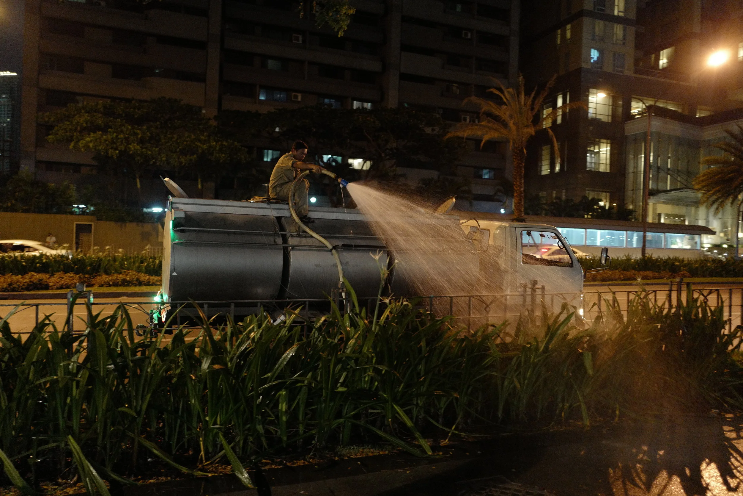 Watering the plants! 