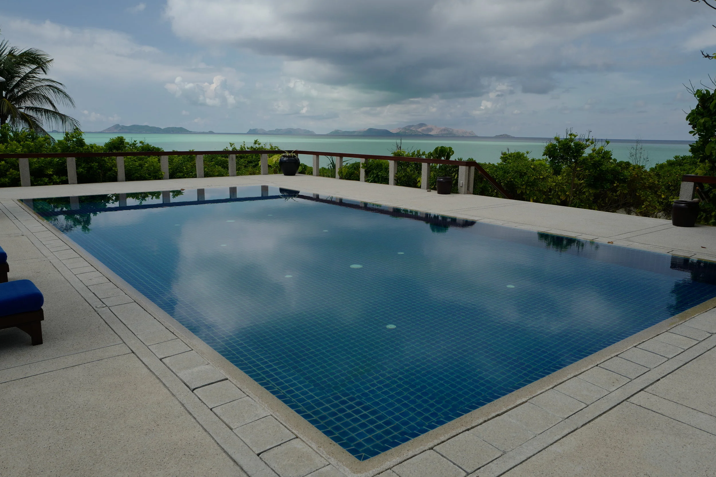  The pool and the view from the $12M villa for sale! Any takers? It's four bedrooms and I call one! 