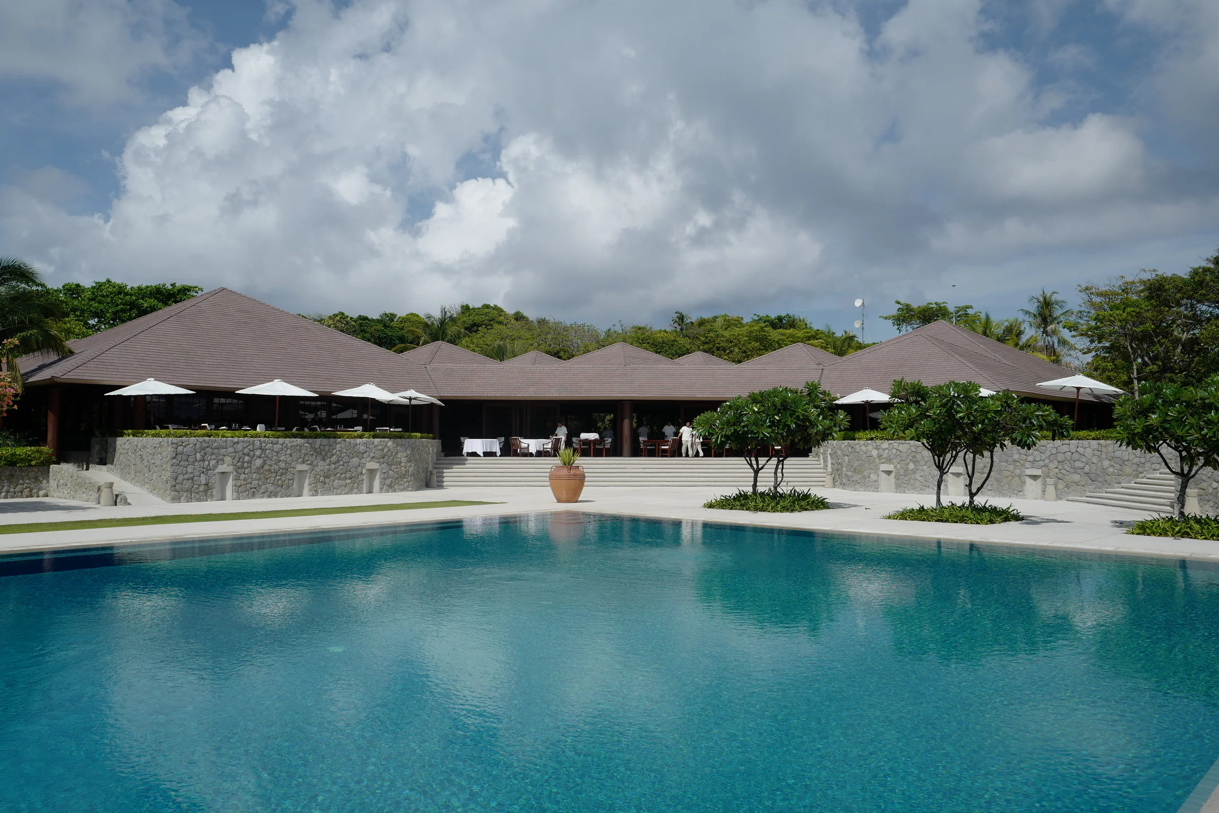  The island's main clubhouse. 