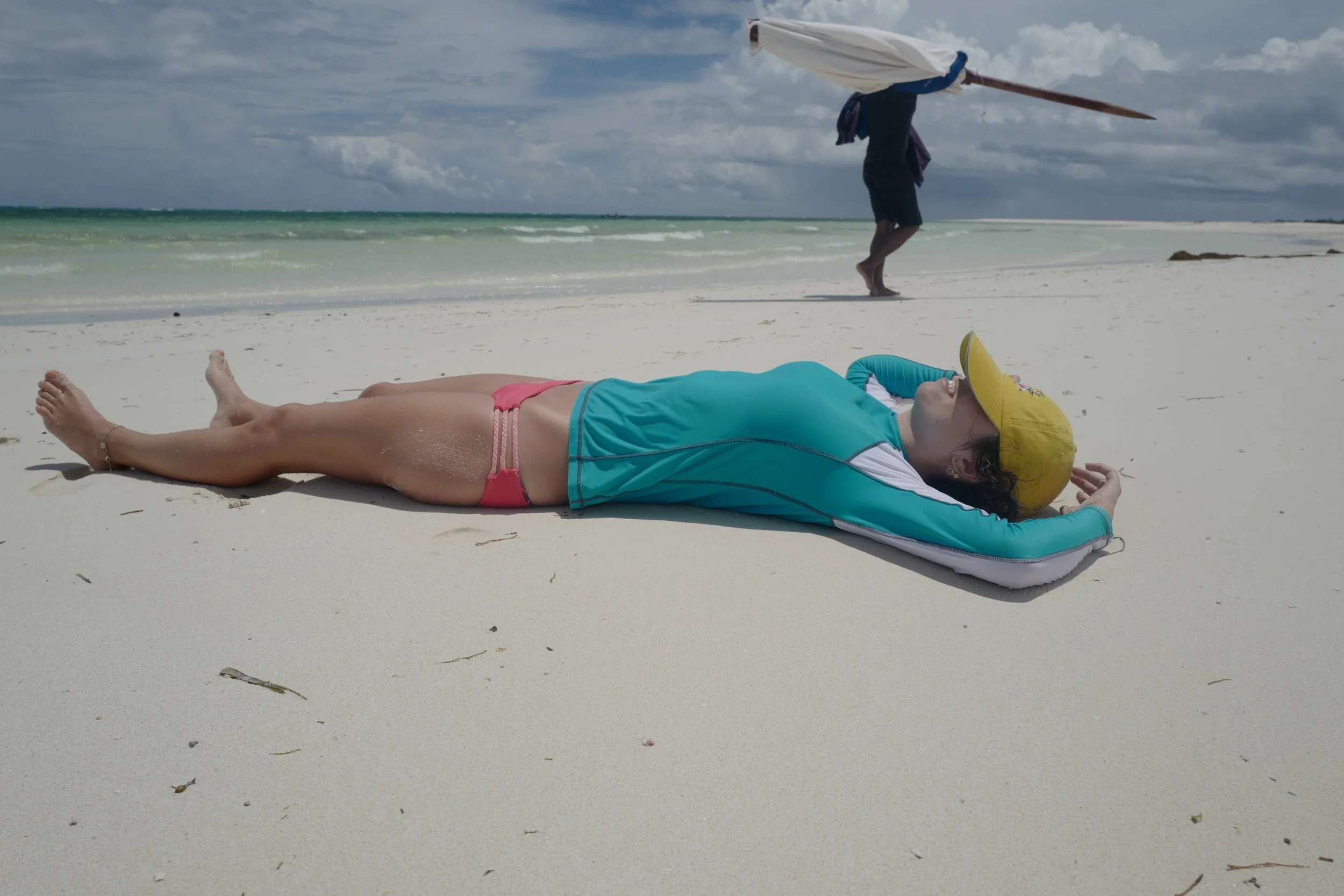  After so much snorkeling, I was SO ready for a beach nap! 