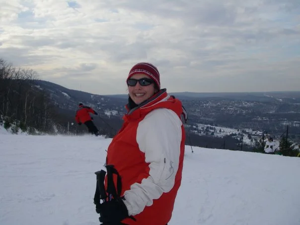 Me at 30 on the slopes.
