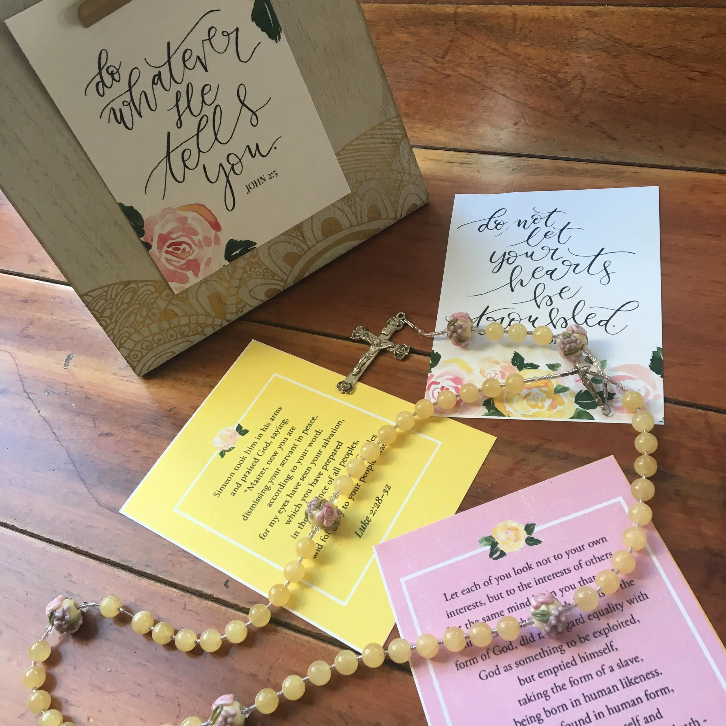 Pretty Ponder Prayer Cards