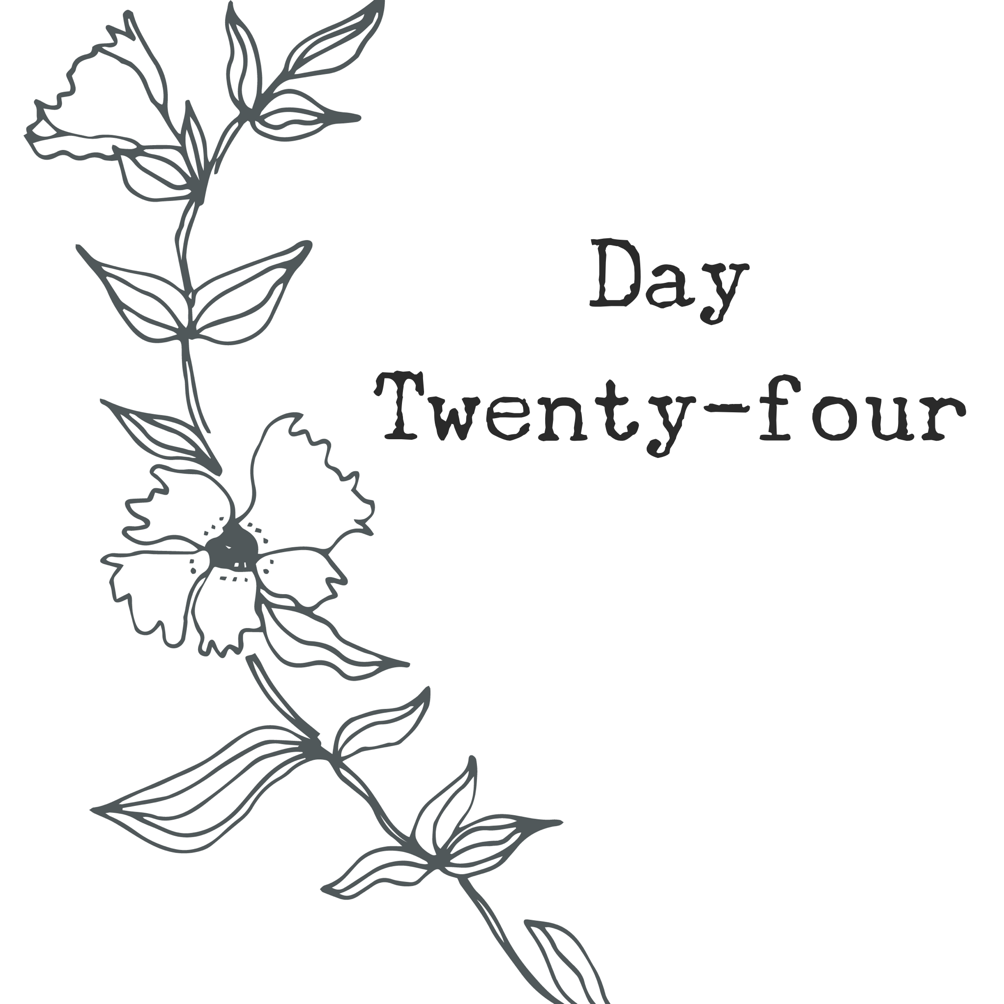 Day Twenty-four