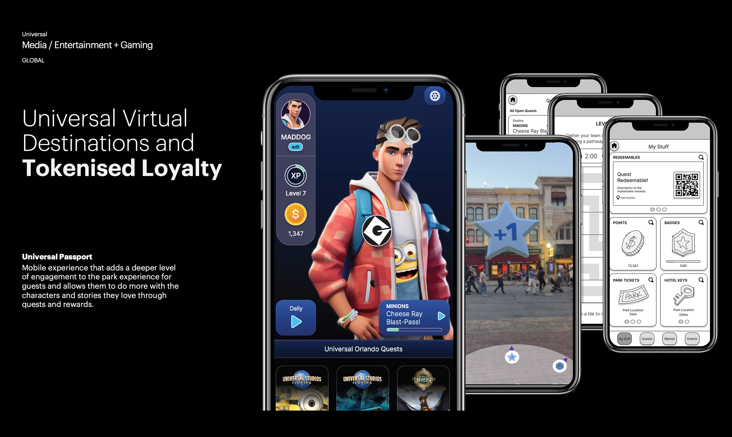 Accenture Song // Universal Parks // Virtual Destinations App