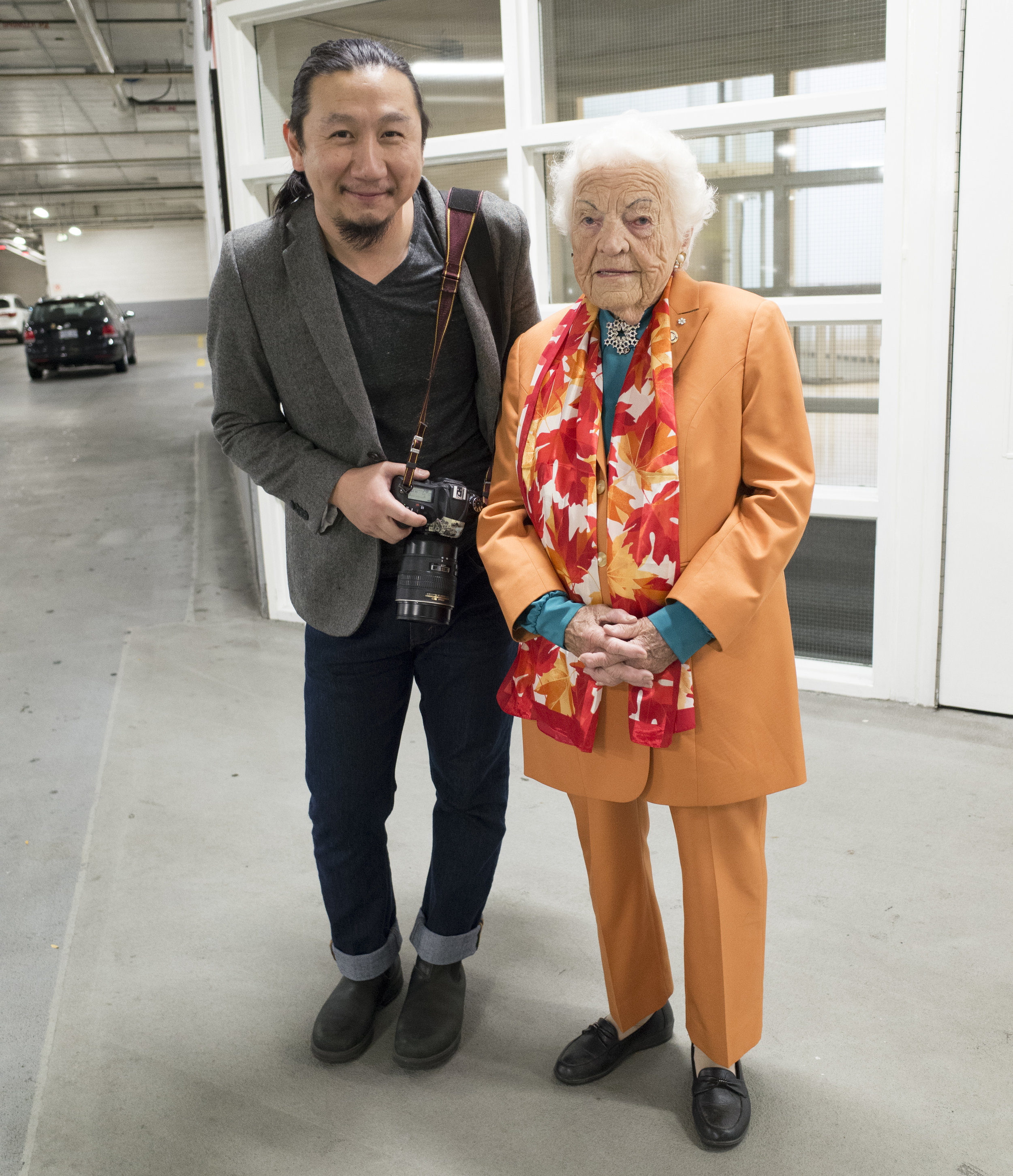 w former Mayor of Mississauga, Hazel McCallion.
