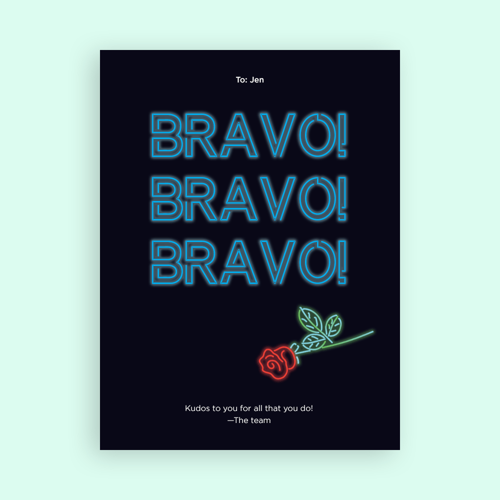 recognition e-card