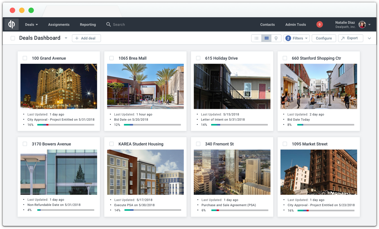 Deals Dashboard
