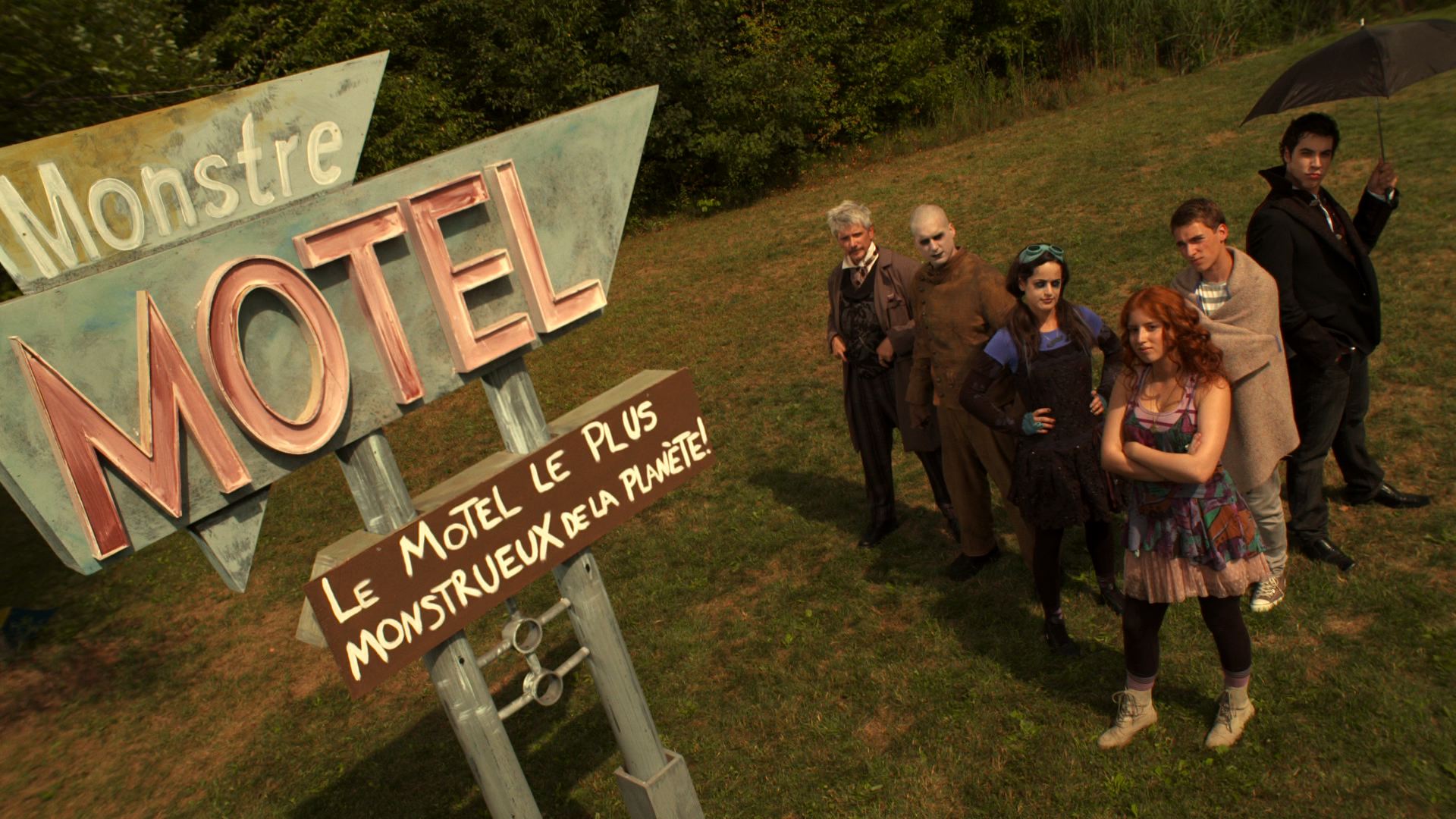 Les personnages de Motel Monstre