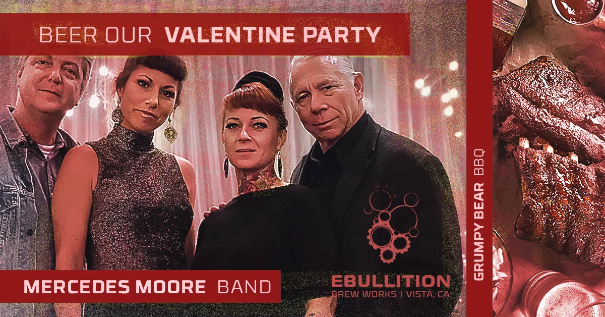 Beer Our Valentine Party With Mercedes Moore and Grumpy Bear Barbecue