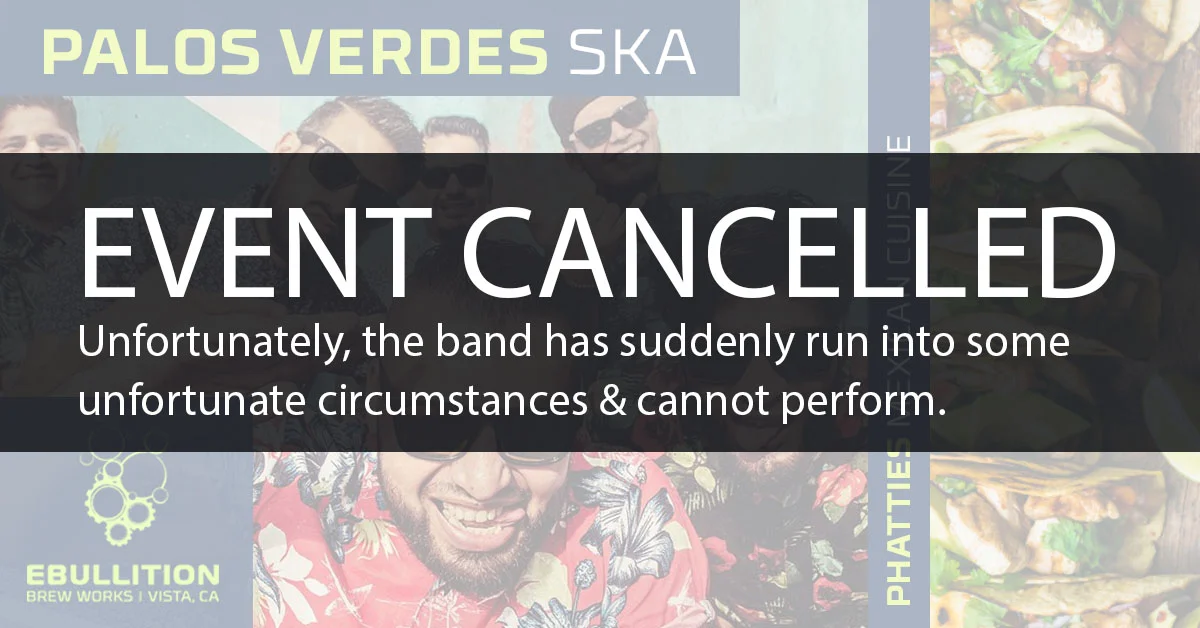 Event Cancelled: “Palos Verdes” &amp; Phatties Baja Cuisine
