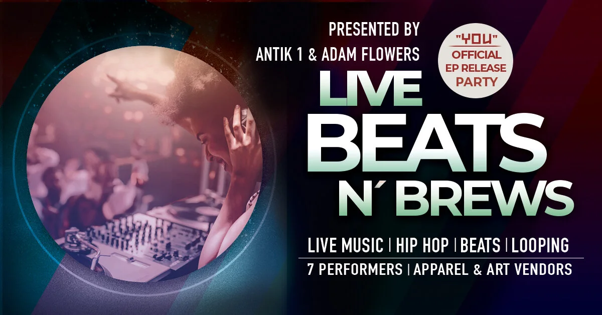 Live Beats ‘N Brews Night With Hip Hop, Beats, And Looping