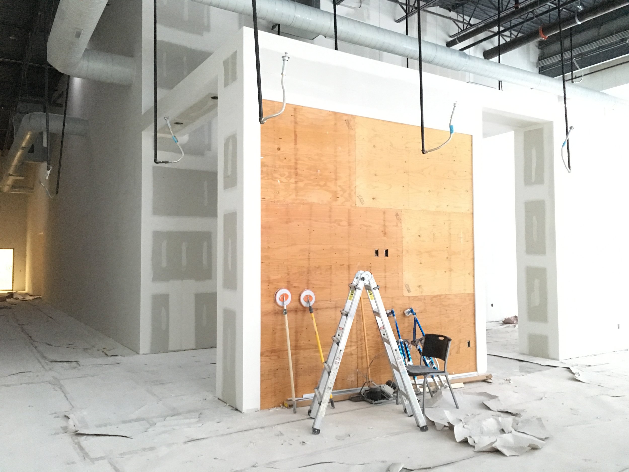 Wood Slat Wall Prep