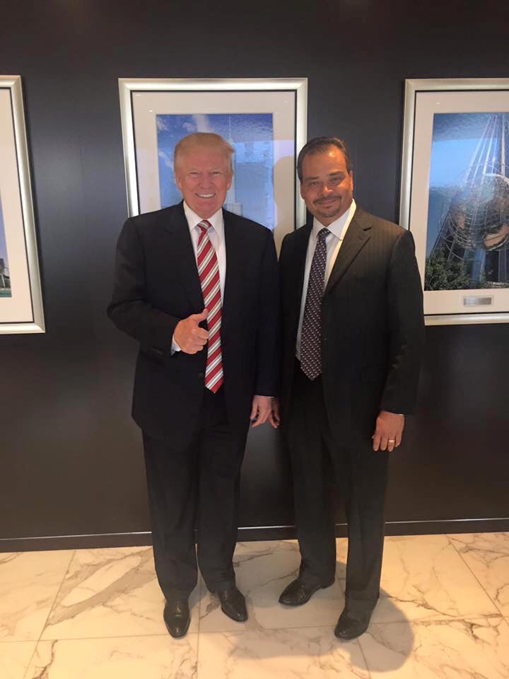 Rick Figueroa pictured with President Donald J. Trump at Trump Tower, NYC.