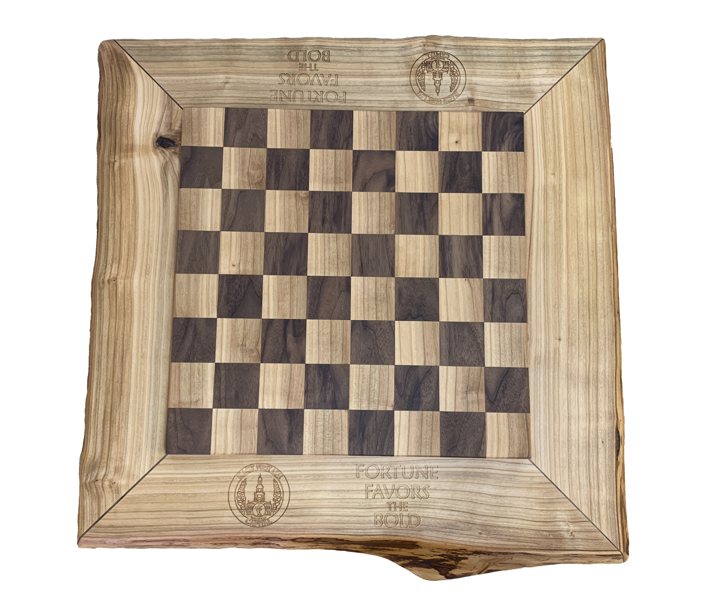 Custom Wood Creations: Custom 20x20 Chess Board - Cape Fear Games