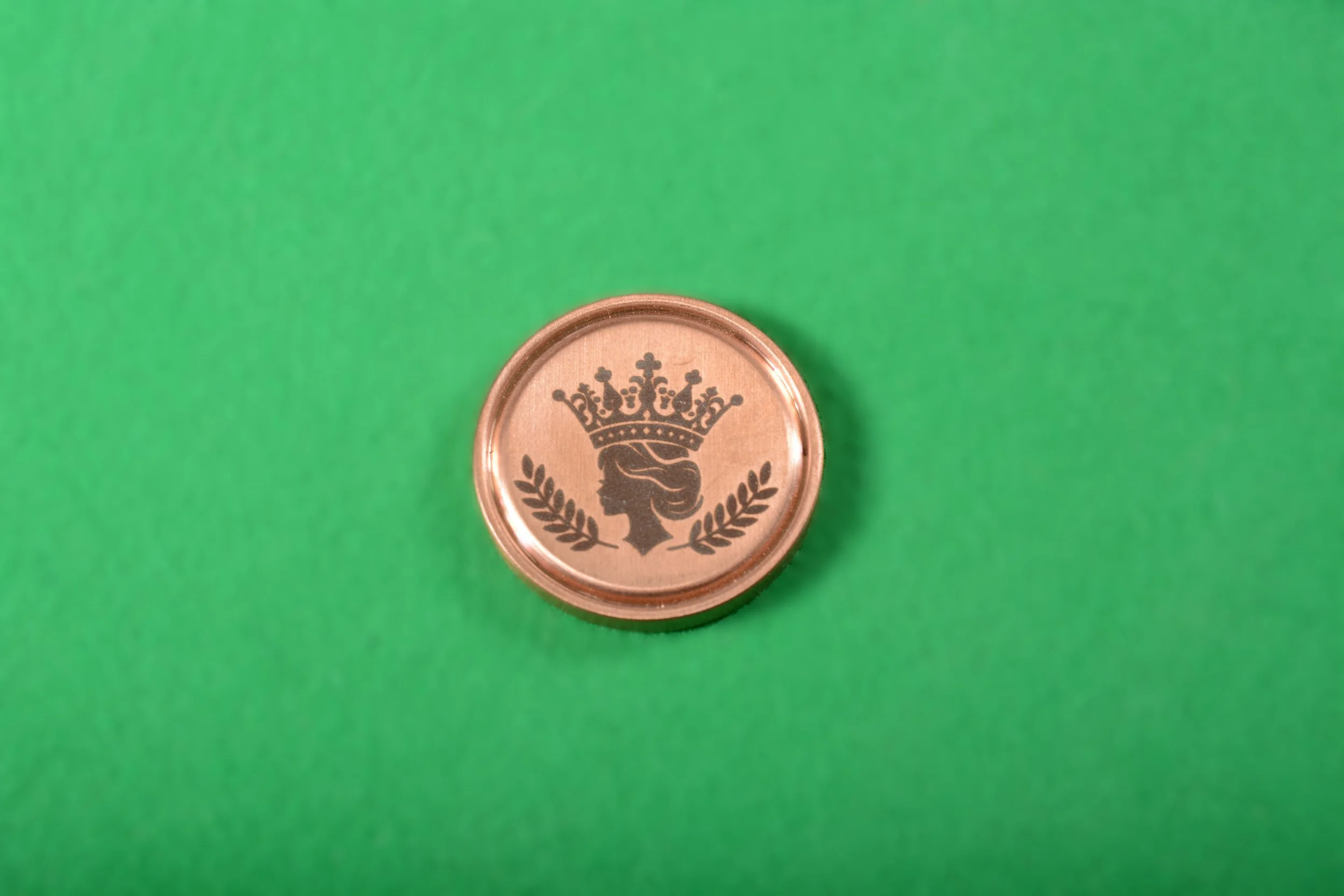 Premium Custom Metal Checker Pieces (Copper, Brass and Cupronickel)