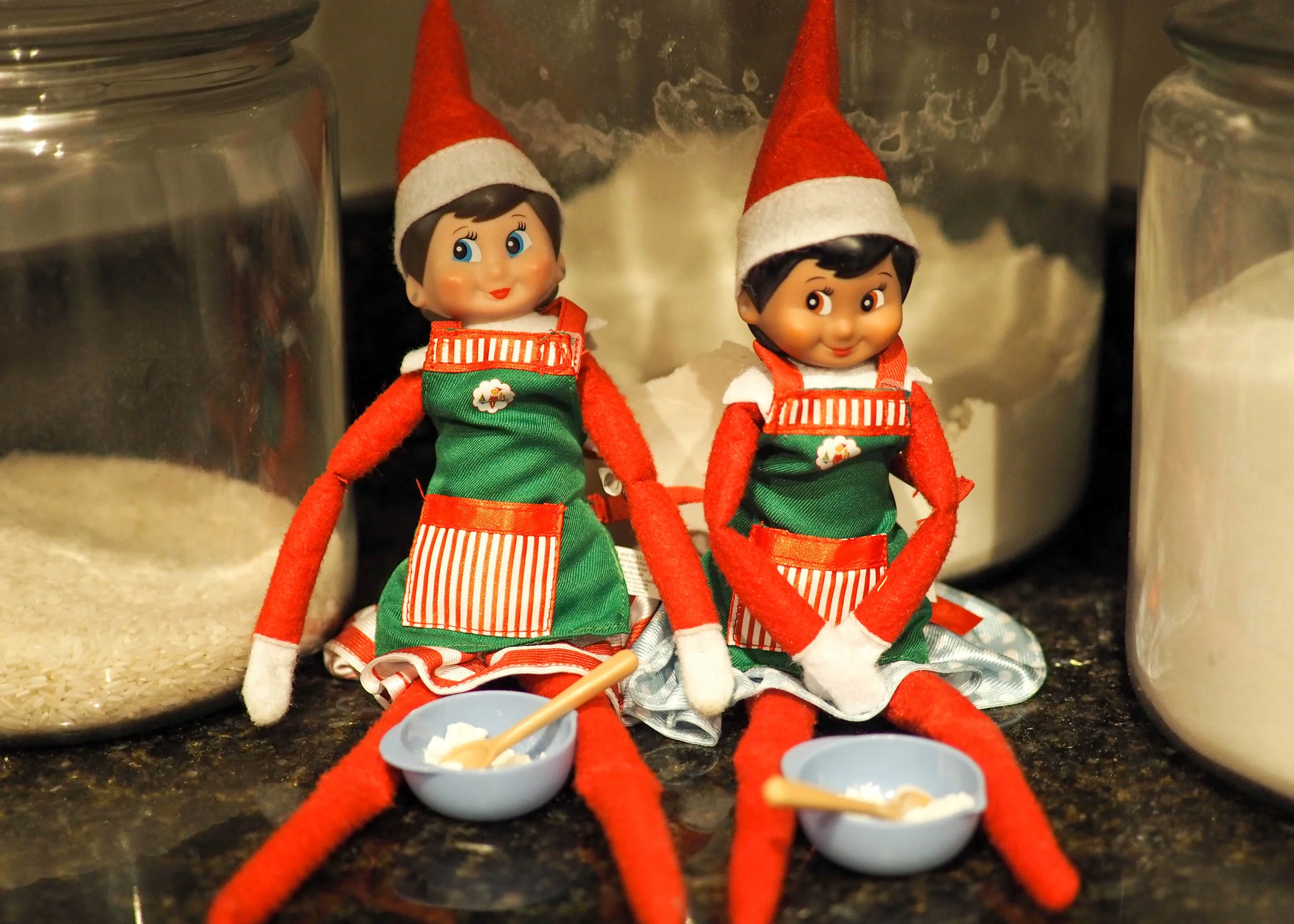 Our elves joined us in the baking festivities this year!