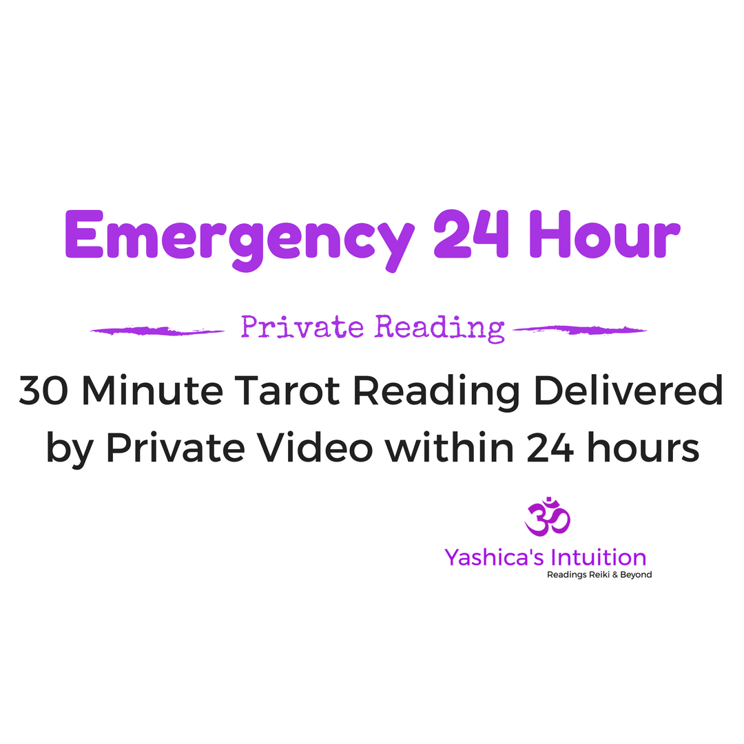 Emergency 30min Tarot Reading via Video (24 hour turnaround)