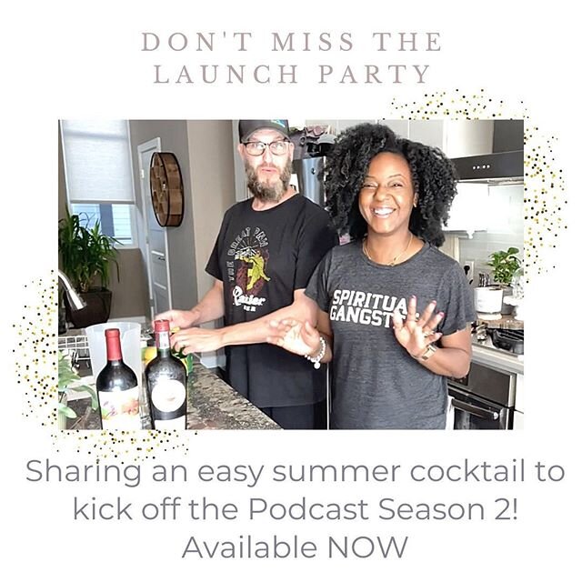 ON THE BLOG NOW!
⠀⠀⠀⠀⠀⠀⠀⠀⠀
First, we made a tasty summer #cocktail to kick off the launch. PLUS!!!! we not only recorded an audio podcast, but we also recorded video so you can come make a drink with us on the blog and also watch the podcast video if