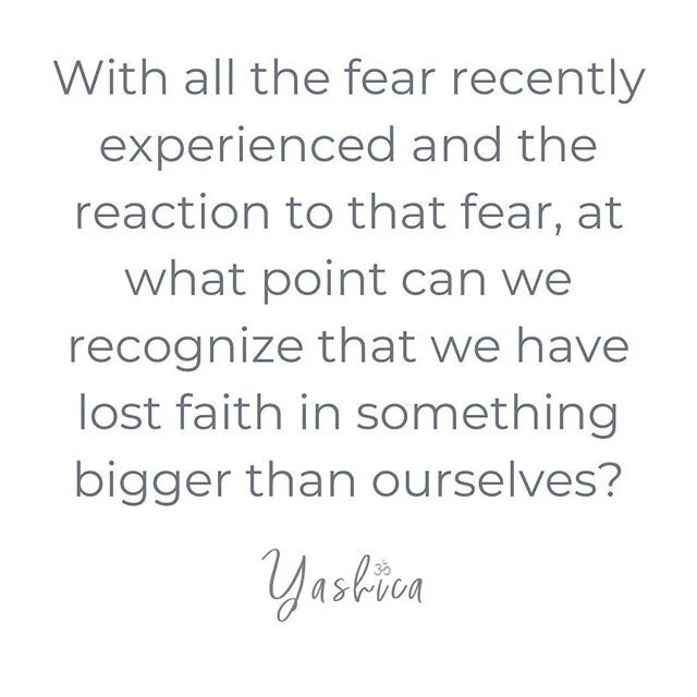 I am not saying this to say that there aren't scary things that happen in this world that we need to be prepared for, but if you are prepared and you have done everything in your control, what's the sense of letting the fear, anxiety, and doubt overc