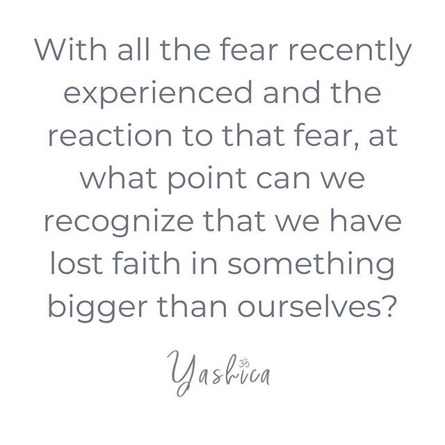 I am not saying this to say that there aren't scary things that happen in this world that we need to be prepared for, but if you are prepared and you have done everything in your control, what's the sense of letting the fear, anxiety, and doubt overc