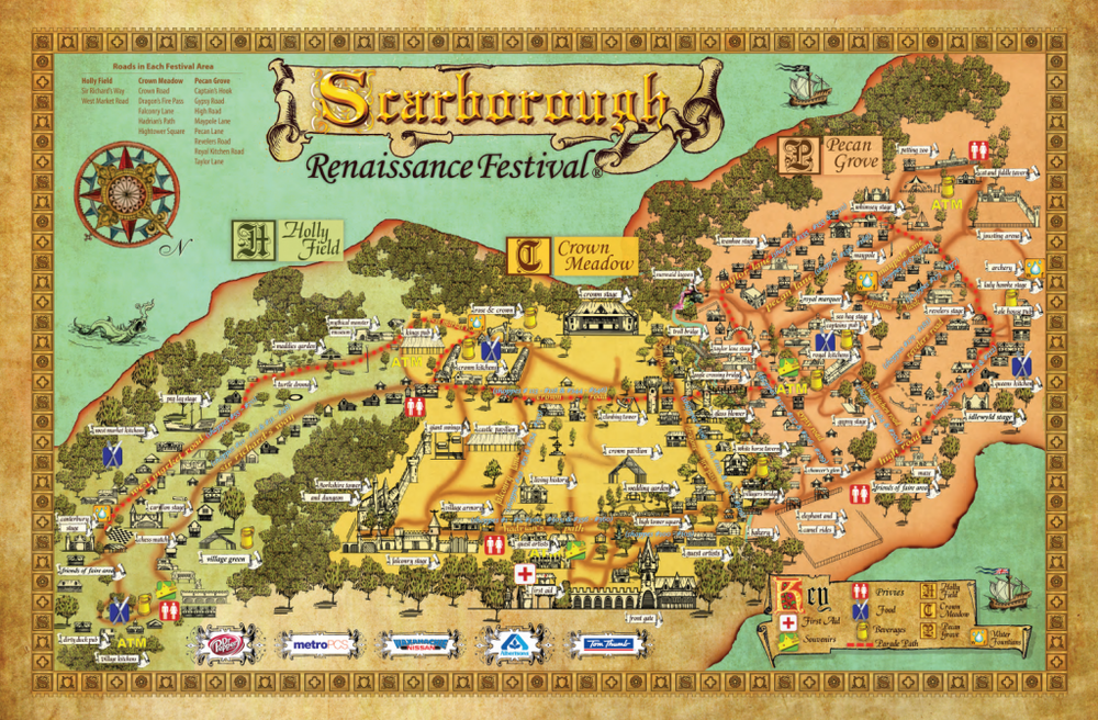 Scarborough Renaissance Festival Map Scarborough Renaissance Festival — Jubo