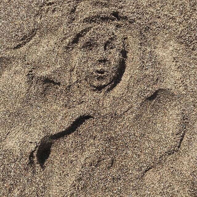 The sand was speaking to us.  Point Dume, 4.2.19