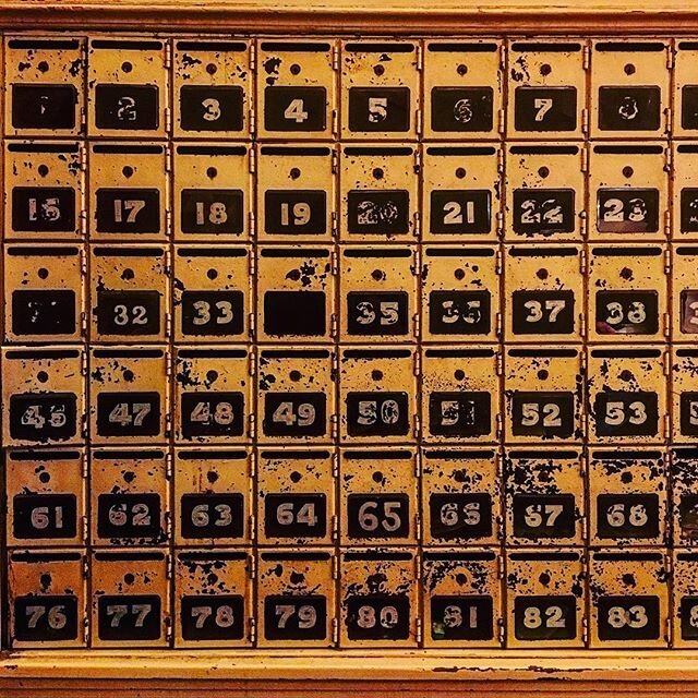 Find vintage mailboxes on our ground floor 📬 Original to building &amp; dating back to the 1890s, members of the former club once used these for correspondence.
📷: @rp_guitar