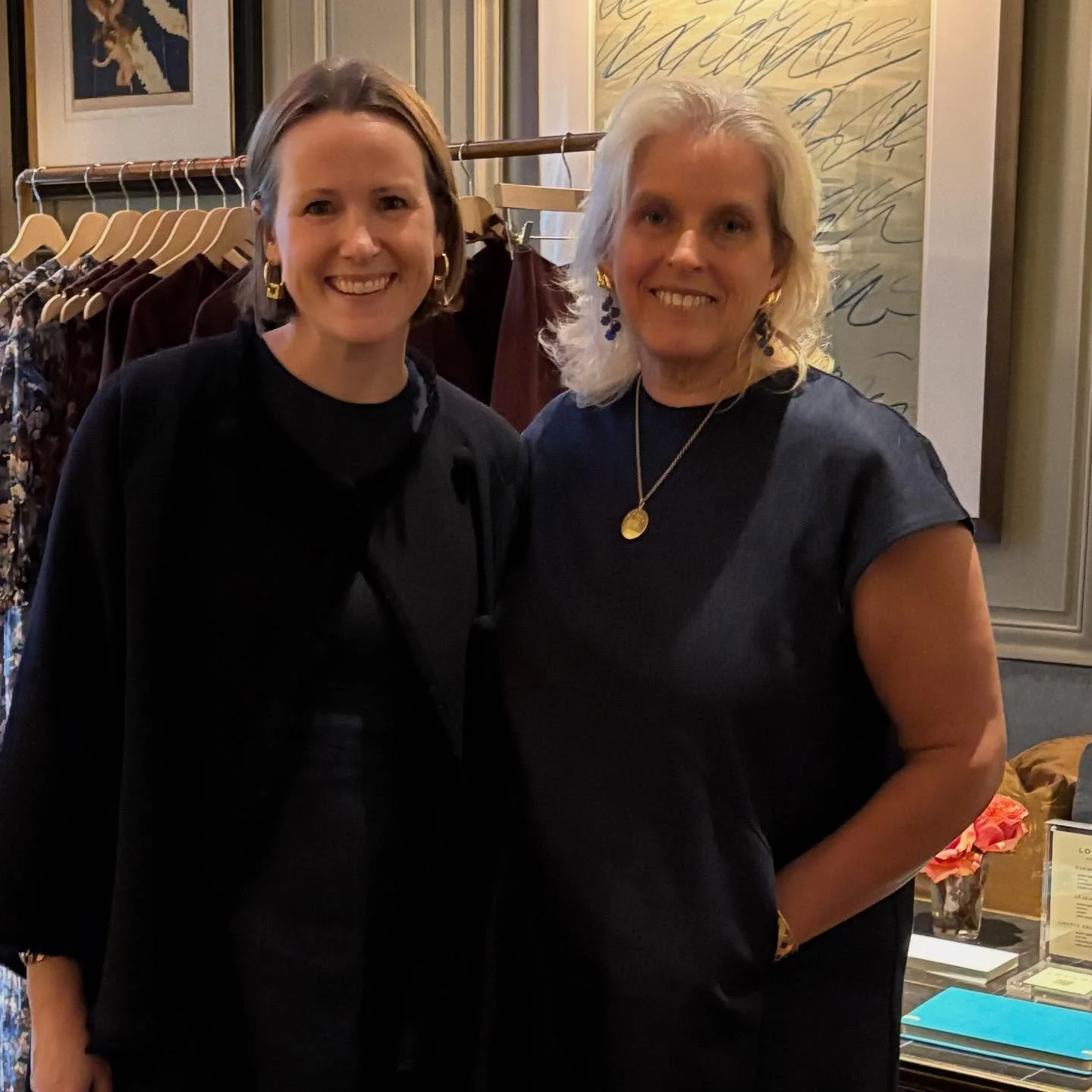 Thank you Upper East Siders!  So much fun seeing all of our beautiful friends in their LOUs and sharing our Holiday collection.  Thank you also to @majorelleny at  @thelowellhotel for a beautiful and delicious afternoon. ❤️