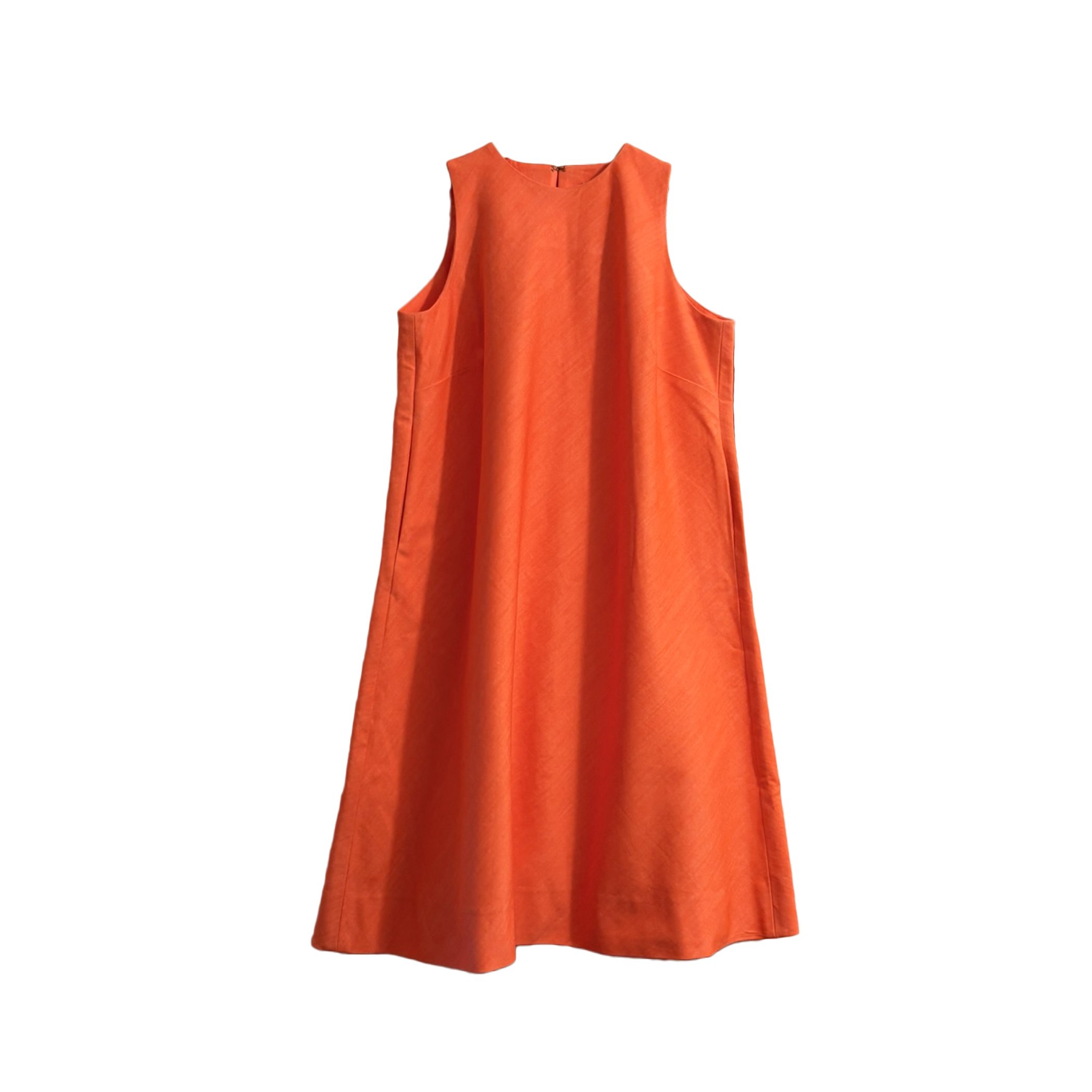 LouLou-Ltd_Circle-Dress_Denim_Orange_02.JPEG