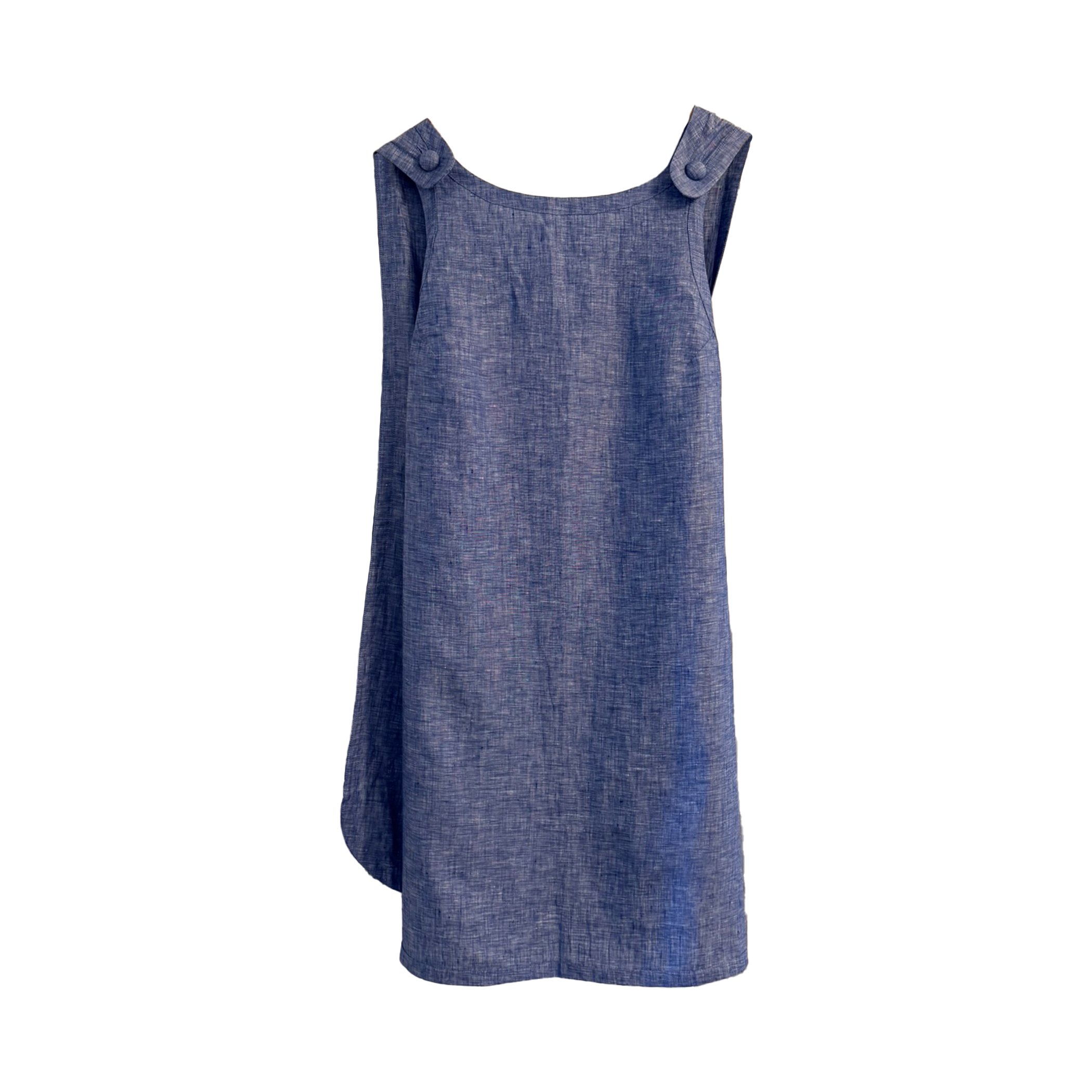 LouLou-Ltd_Cross-Back-Cover-Up_Linen_Dark-Chambray_08_Front.JPEG