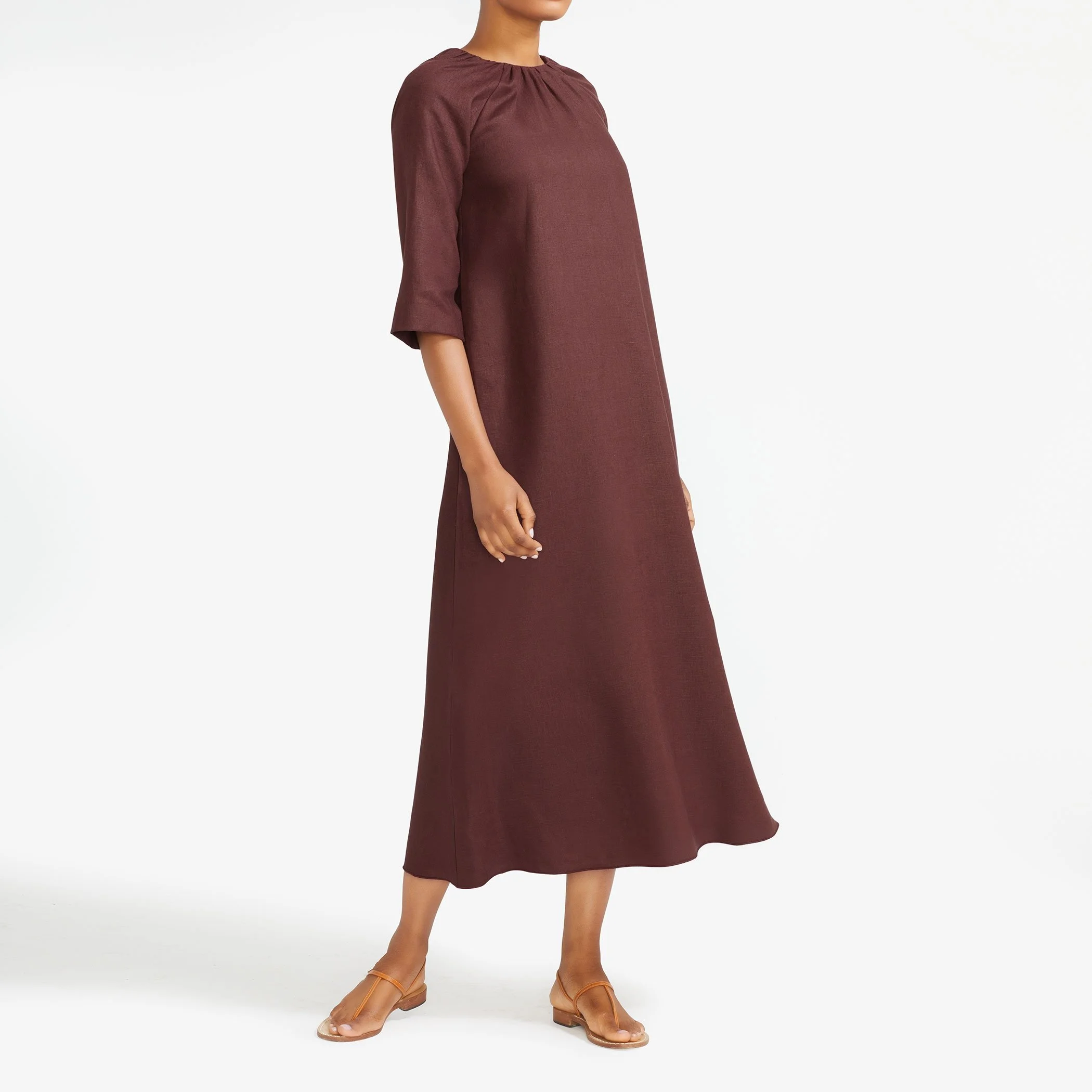 LouLou-Ltd_Cinched-Dress_Linen_Brown_001.jpg