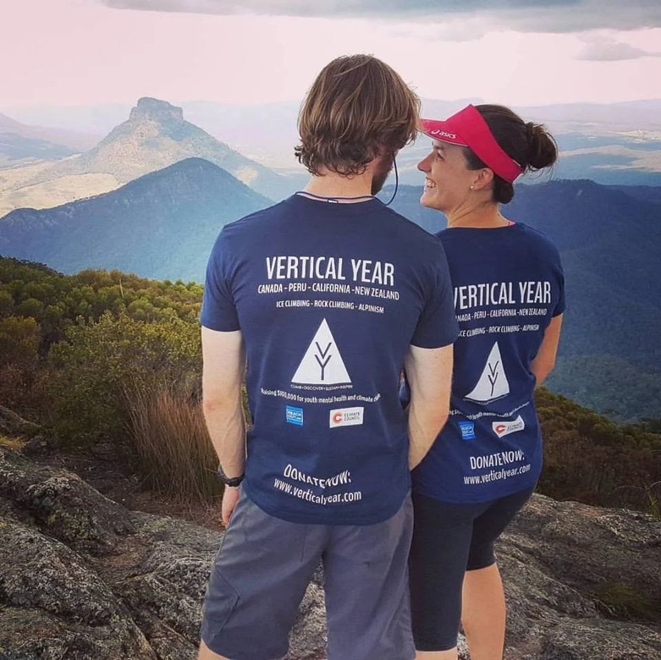 Standing atop Mt Barney in the lead up to the Vertical Year. I will always be Joshy's number 1 fan.