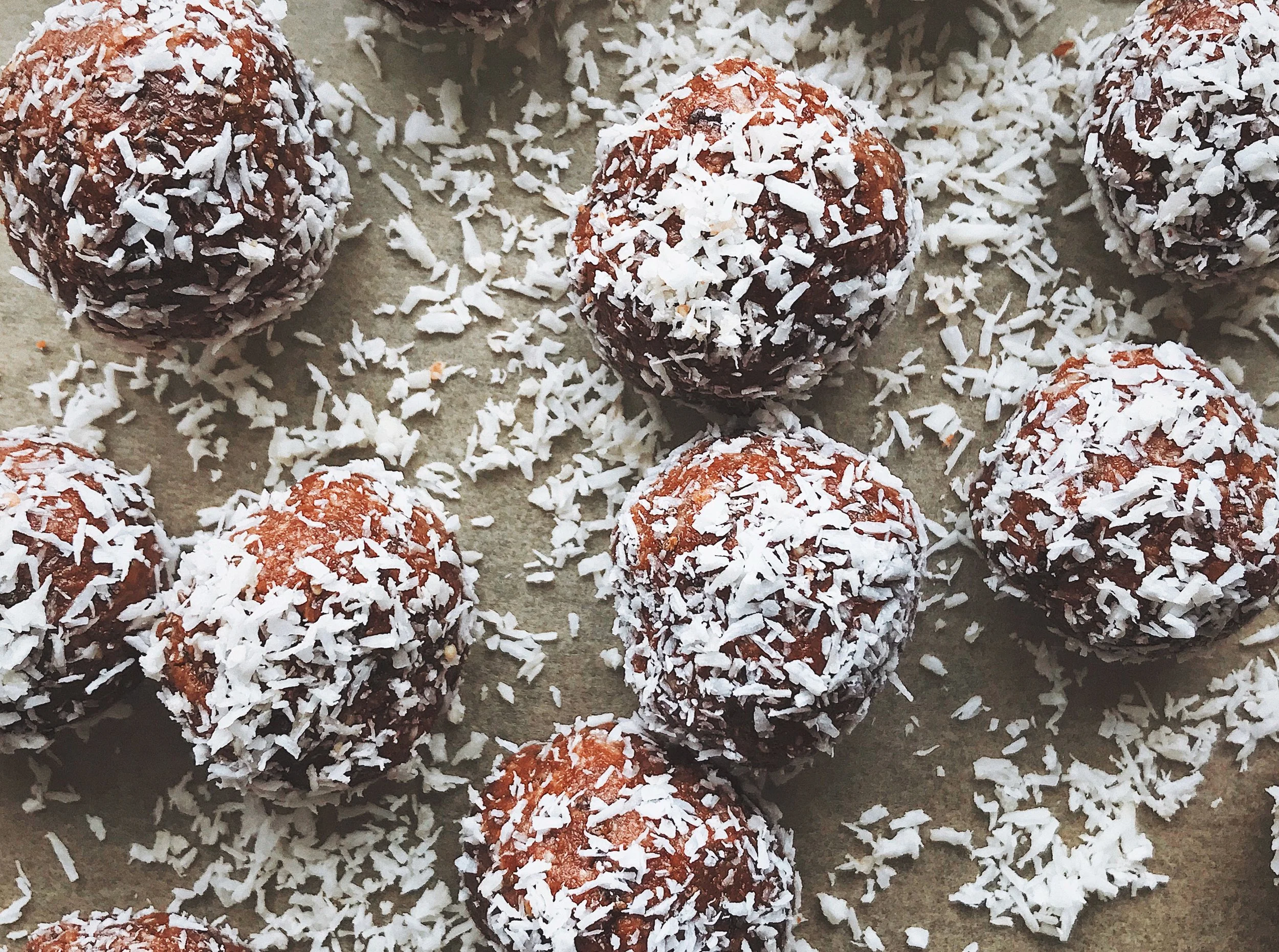 Feel good, look good chocolate tahini adaptogen balls
