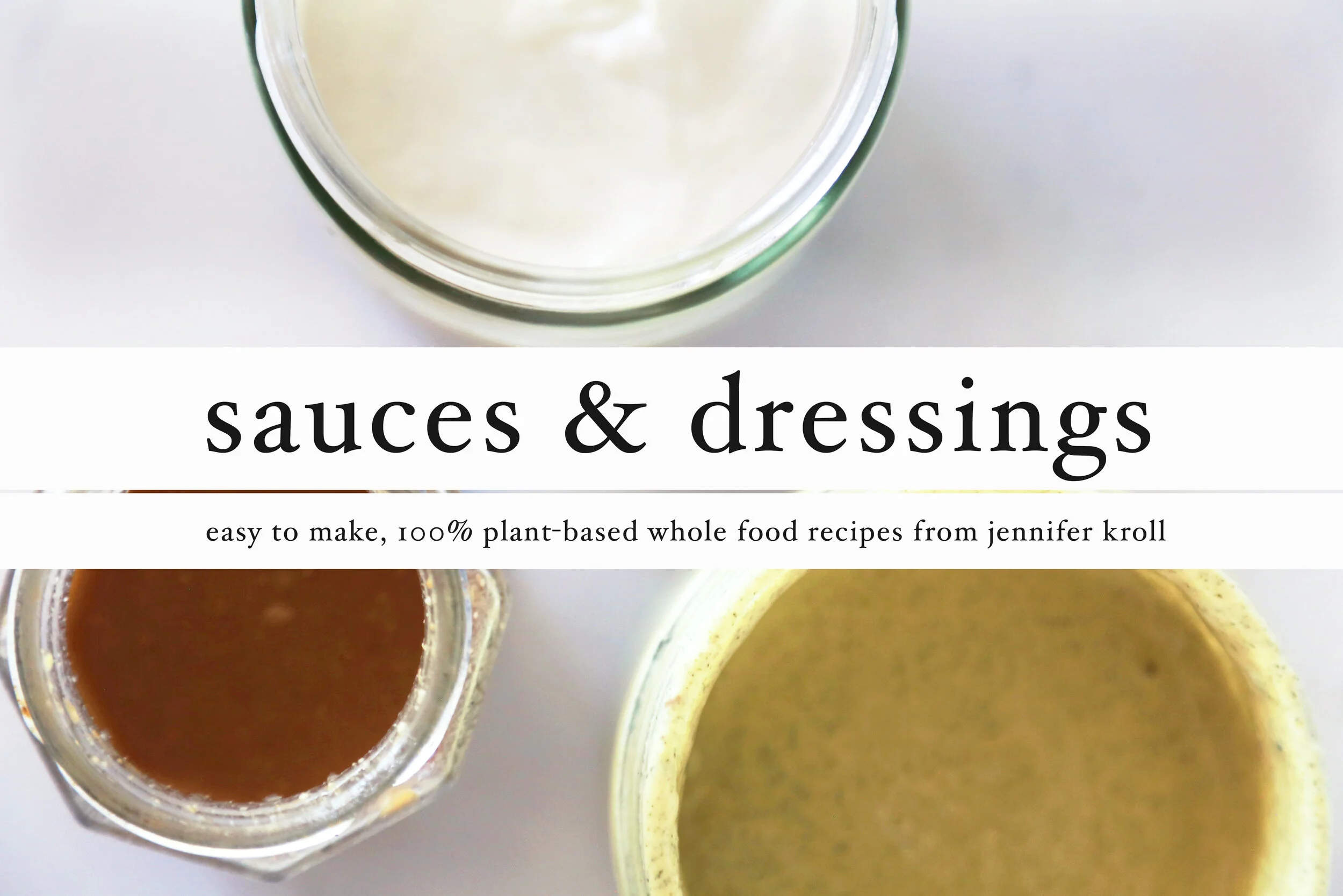 sauces &amp; dressings