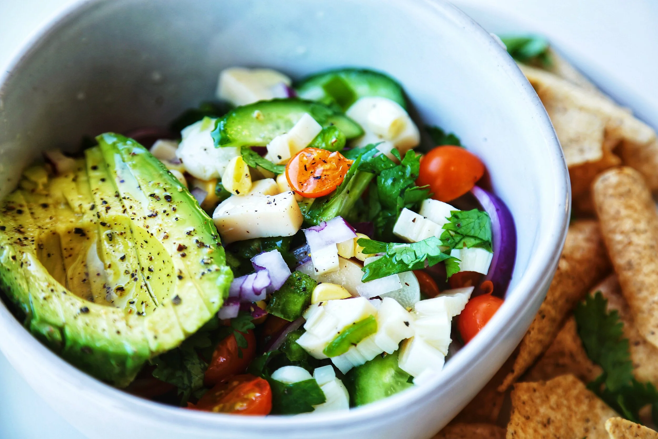 Clean, light, healthy and delicious plant-based ceviche