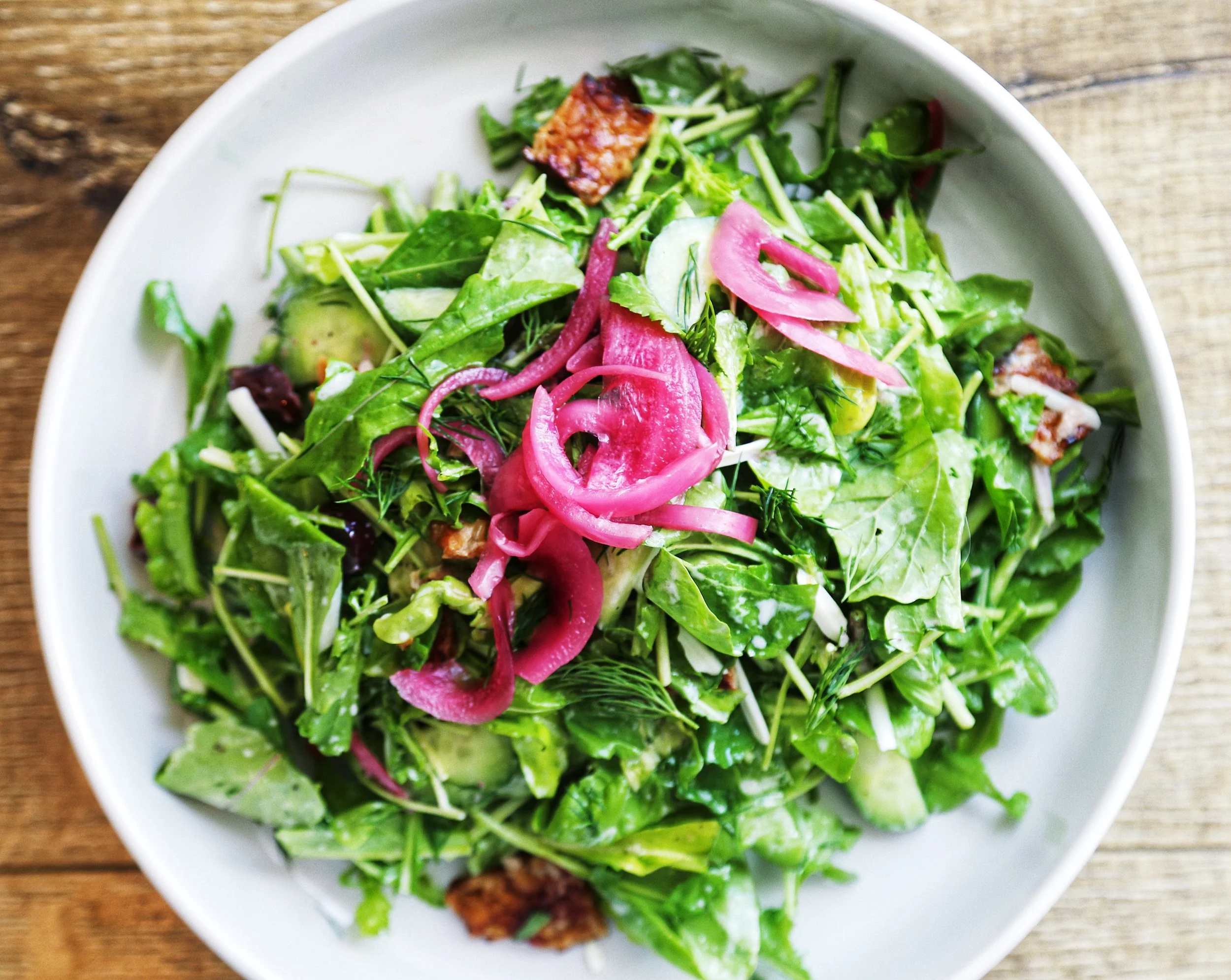 My everyday (lately) TLT salad 