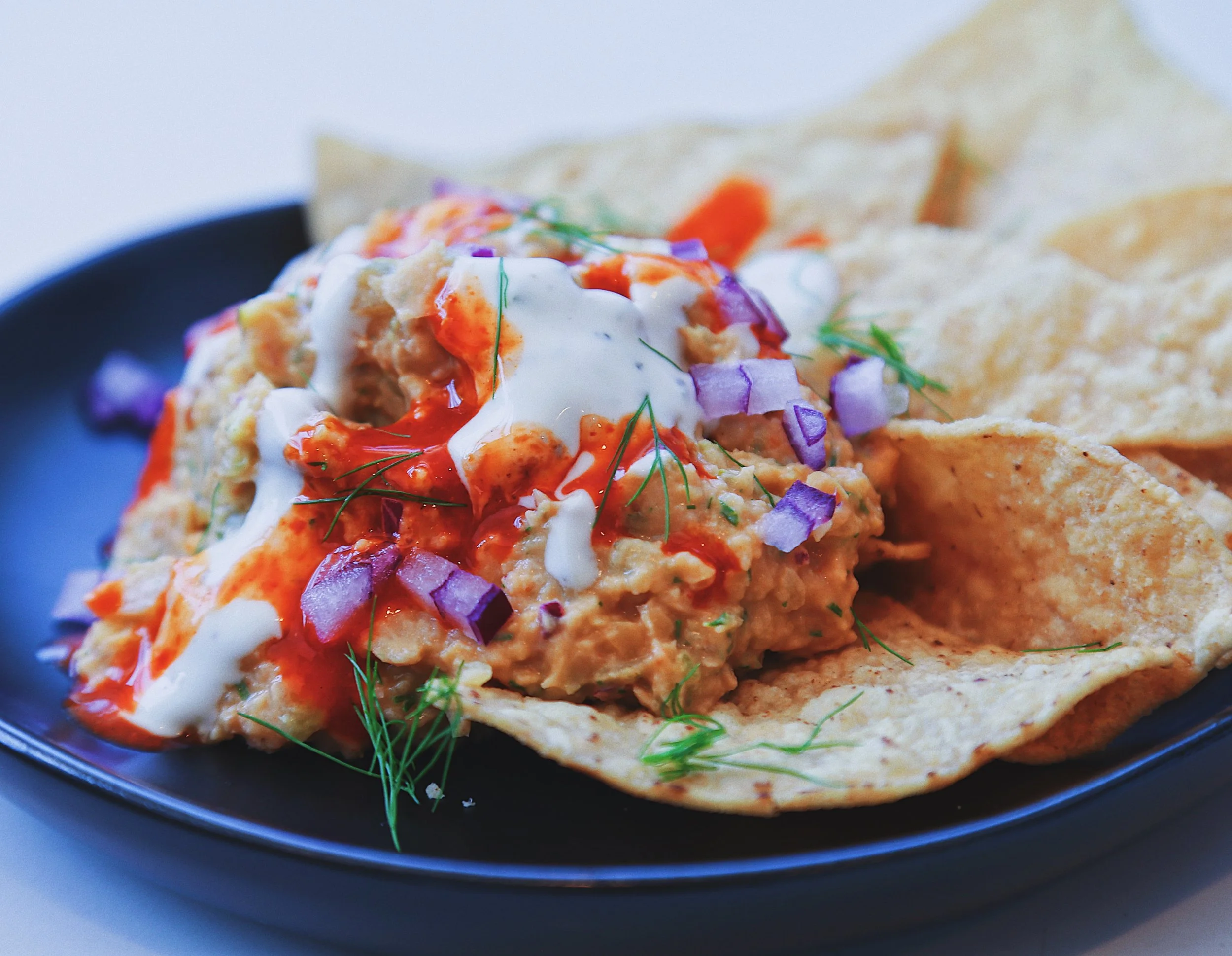 Delicious buffalo chickpea smash