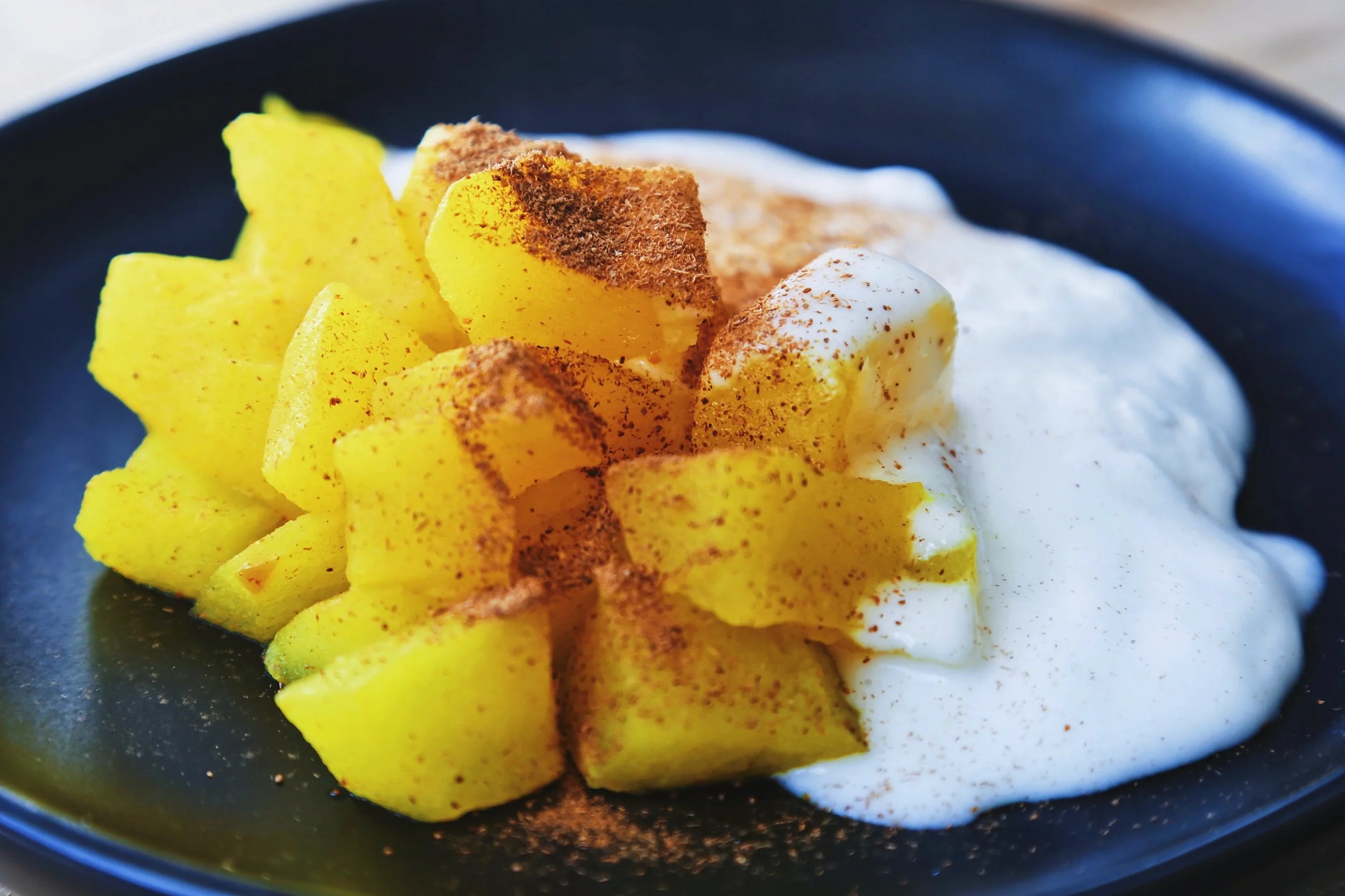 My take on Ayurvedic stewed apples - a go-to autumn breakfast