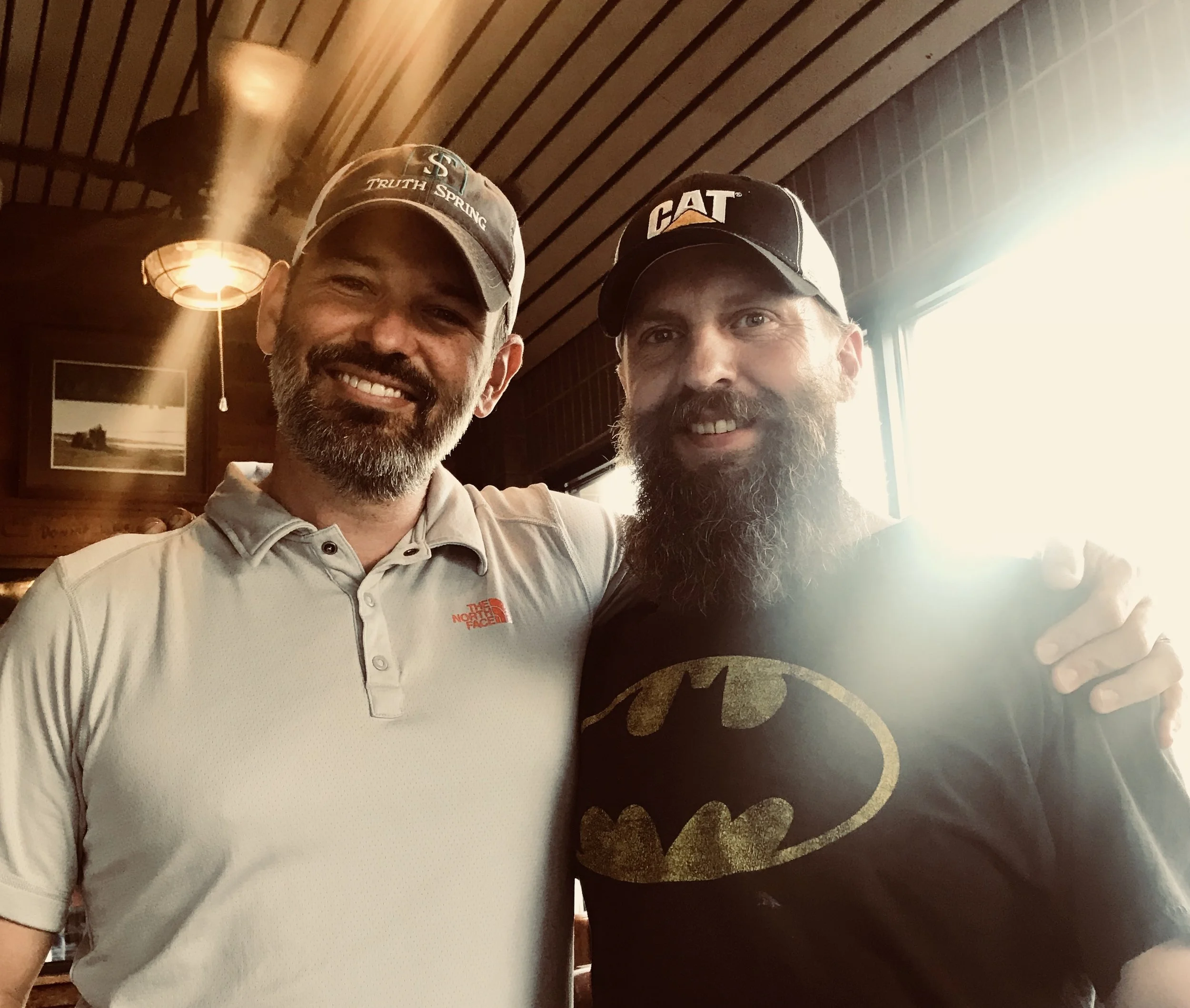  (Rob has beard-envy.)